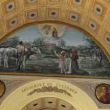 Stesso discorso per l'affresco realizzato sulla volta dal pittore Benedetto Colonna nel 1950, raffigurante l'Assunzione
